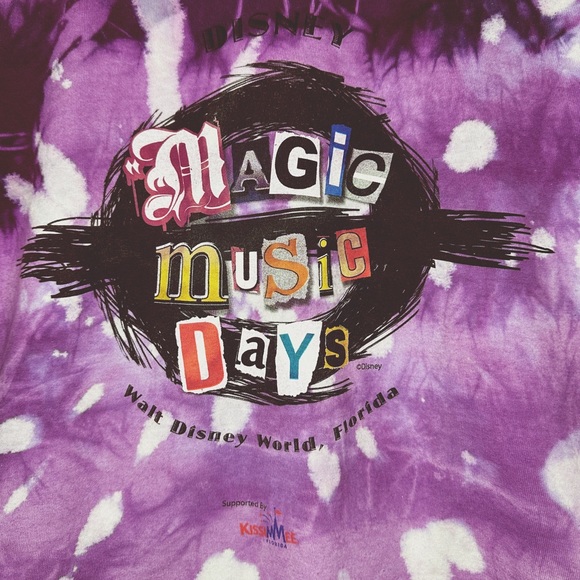 Vintage Y2K Disney World “Magic Music Days” Crop Shirt - Picture 5 of 5